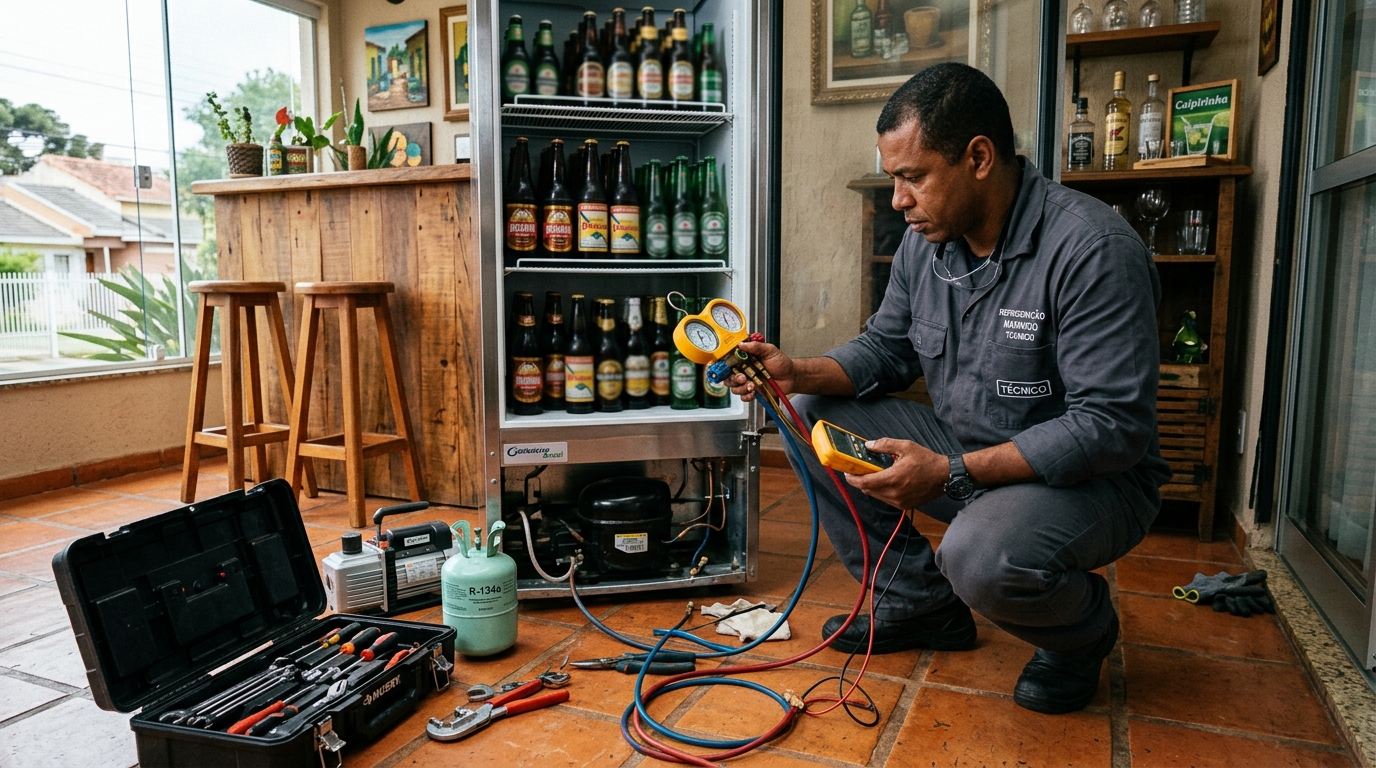 Conserto de Cervejeira em Piracicaba‑SP
