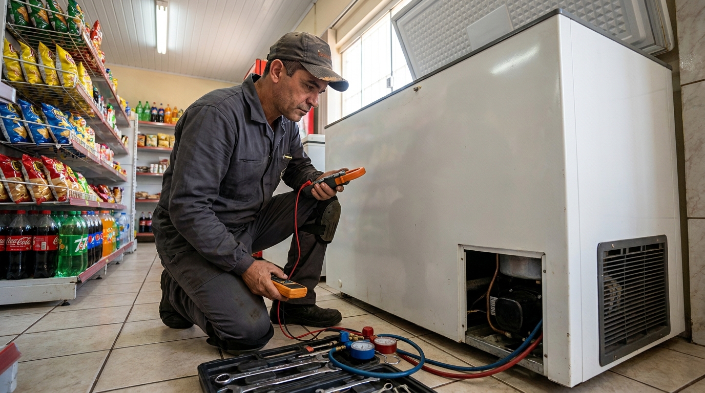 Recuperação de Refrigeração no Chicó, Piracicaba‑SP