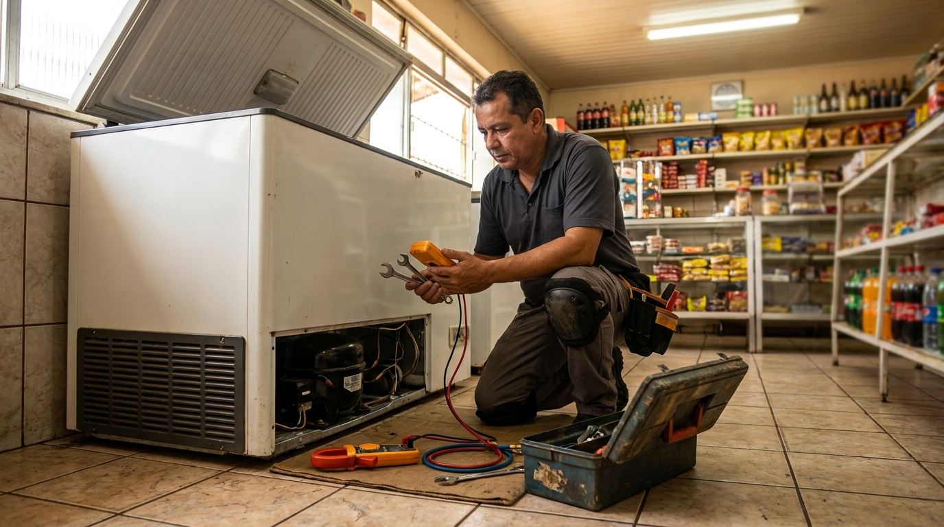 Técnico de freezer perto de mim em Piracicaba‑SP