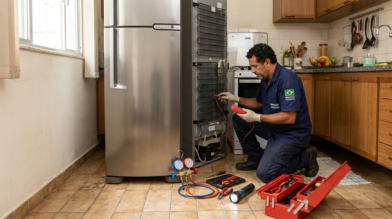 Técnico de geladeira perto de mim em Piracicaba‑SP